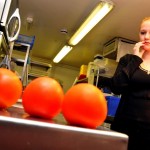 Waitress Kayleigh Barker, who is afraid of tomatoes, Southampton, Hampshire, Britain - 10 Mar 2011